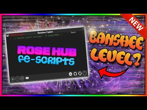 New Roblox Exploit Banshee Working Unrestricted Level 7 - roblox fe scripts list