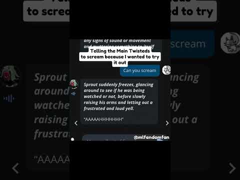 Yes #dandysworld #twisteds #astro #dandy #vee #shelly #sprout #characterai #memes #screams .