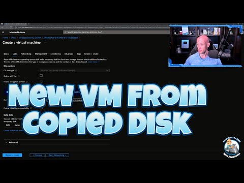 New VM from a copied managed disk