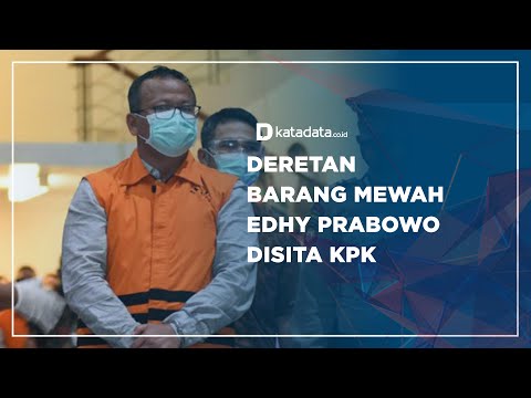 Deretan Barang Mewah Edhy Prabowo Disita KPK | Katadata Indonesia