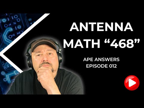 Ape Answers 012: Avoid Mistakes, Designing Ham Radio Antennas with Math