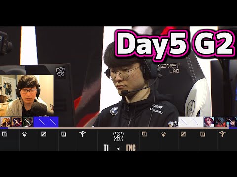 T1 vs FNC | Day5 G2 | 世界大会2022 Group Stage 日本語実況解説