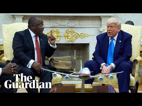 Trump and Ramaphosa have tense White House exchange over false white genocide claims