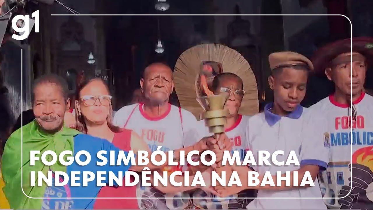 Partida do Fogo Simbólico do Recôncavo marca Independência na Bahia #g1
