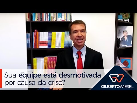 Sua equipe está desmotivada por causa da crise