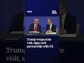 WATCH: Trump wraps state visit, signs tech partnership with UK - 01:21 min - News - Video