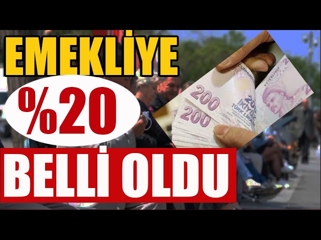 Emekliye %20 Belli Oldu