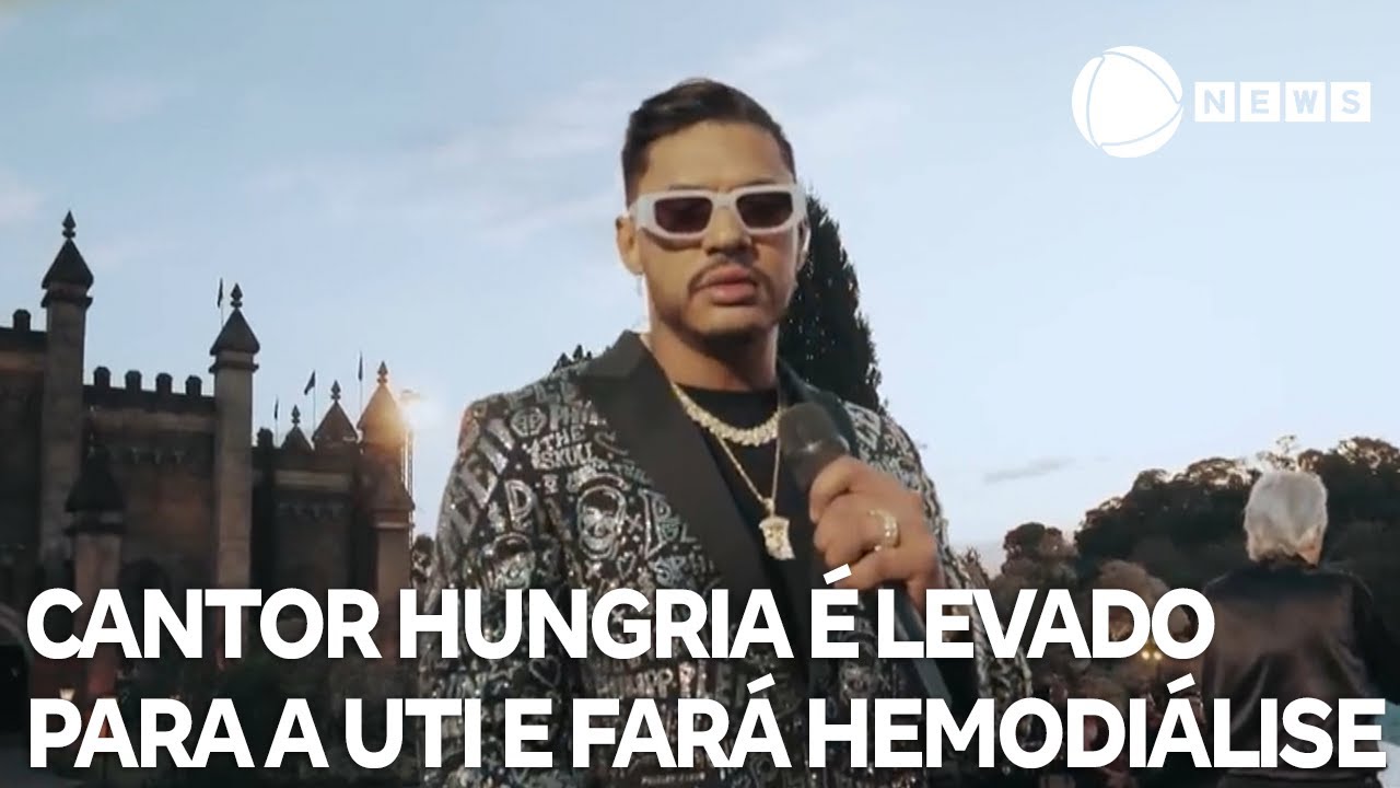 Cantor Hungria é internado na UTI e fará hemodiálise após sintomas de intoxicação por metanol