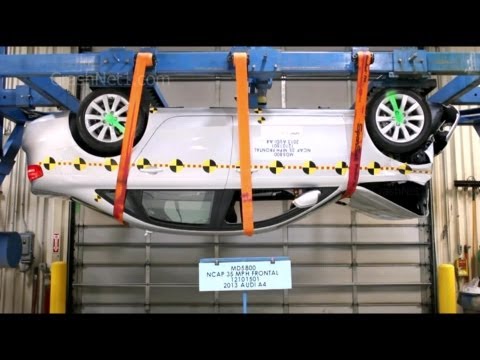 Відео краш-тесту Audi A4 B8 з 2007 року