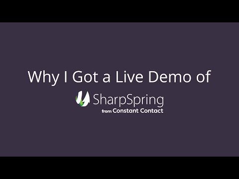 video SharpSpring
