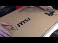 Ноутбук MSI GL62M 7RDX-2678XRU распаковка