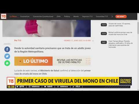 Viruela del mono en Chile: confirman primer caso