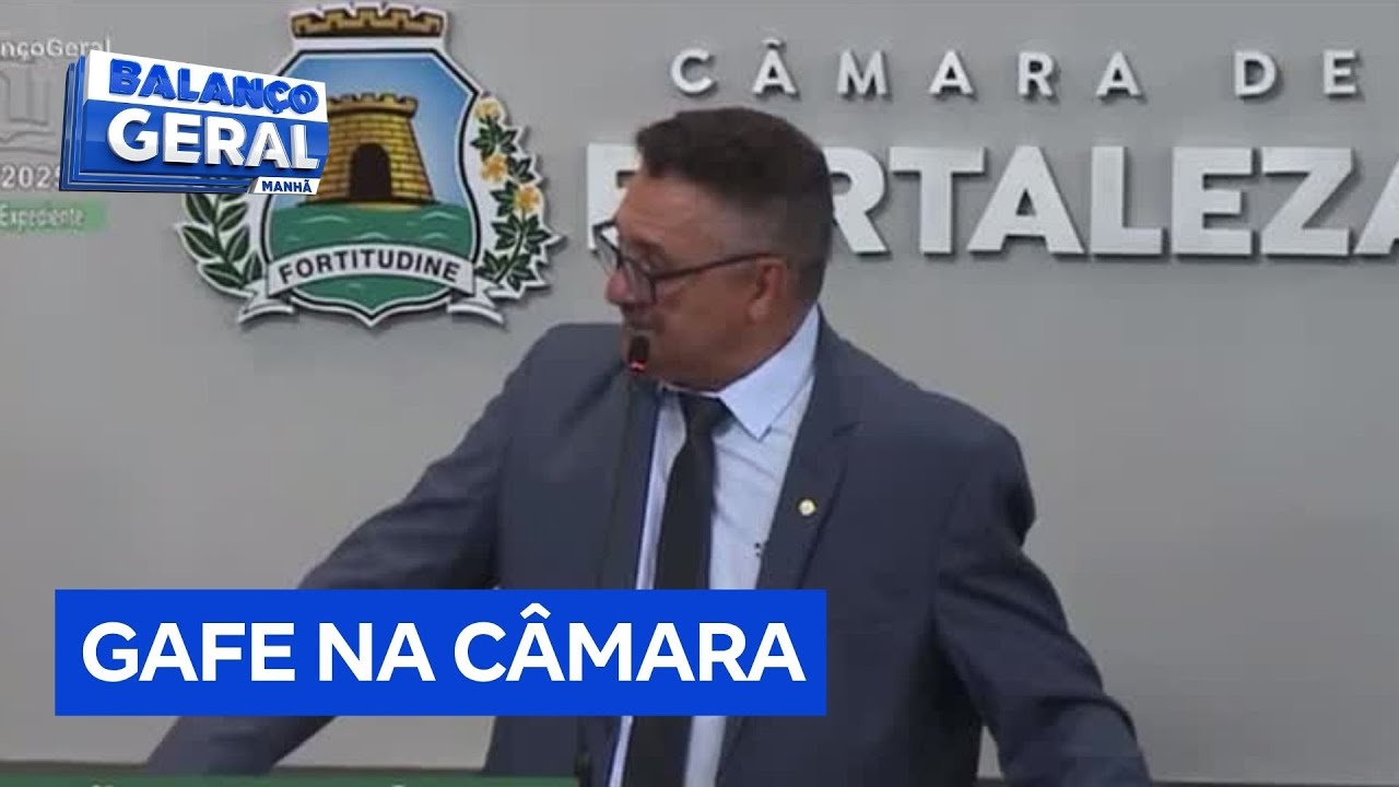 Vereadores de Fortaleza fazem minuto de silêncio para comerciante e descobrem que ele está vivo