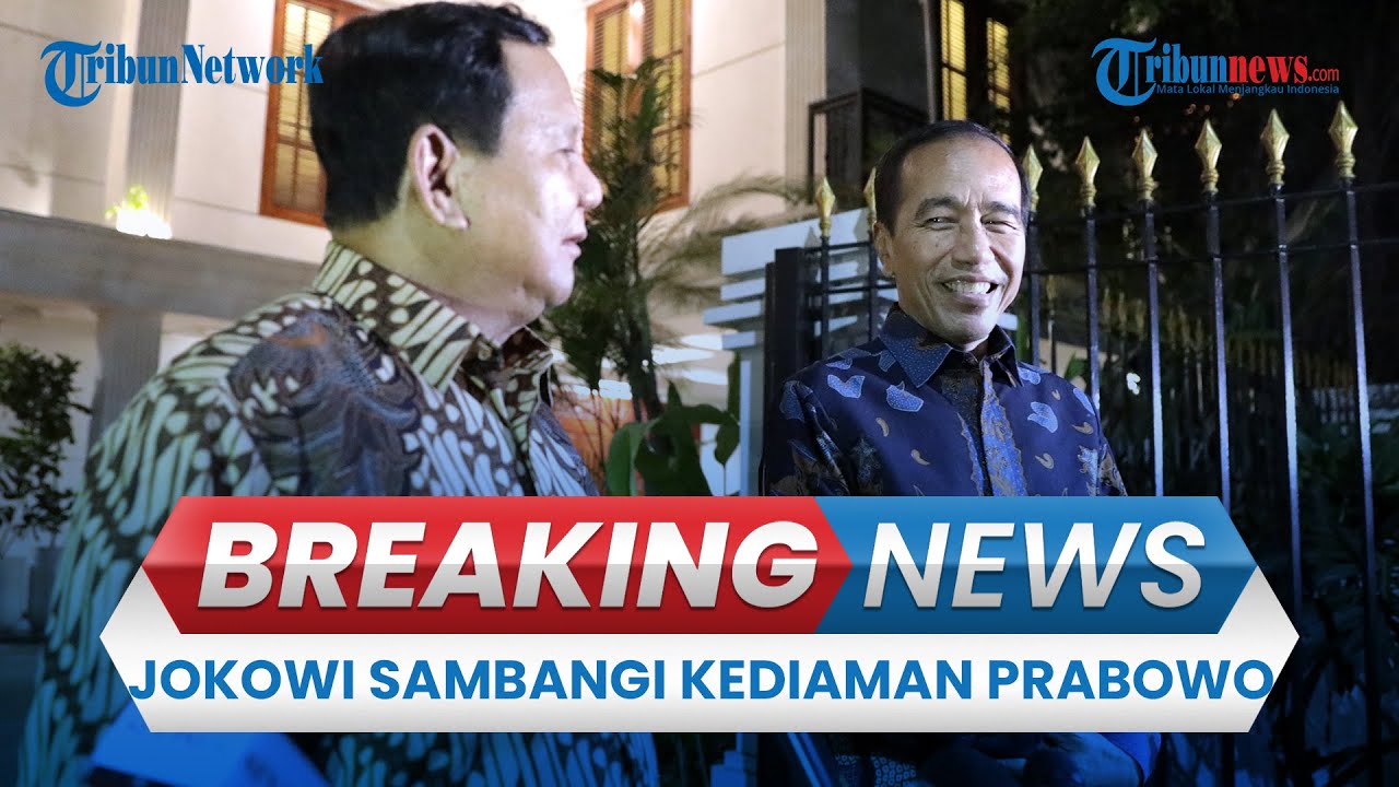 🔴BREAKING NEWS: Terima Kunjungan Jokowi di Kertanegara, Prabowo Turut Bicara Peluang Masuk Gerindra