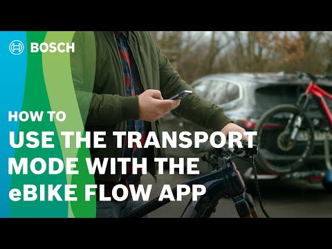 How-to | How to use the Transport mode with the eBike Flow app