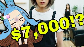 Una peluquería de $7,000 dólares en Japón