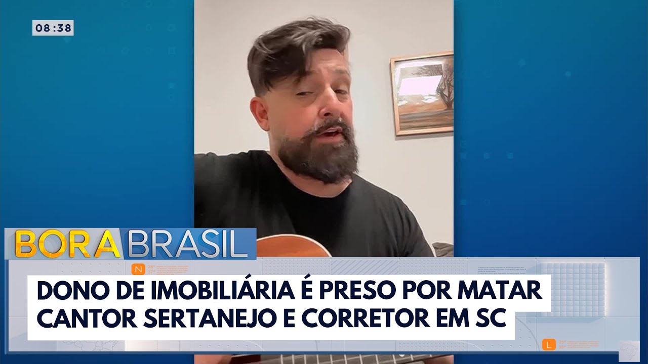 Dono de imobiliária é preso por matar cantor sertanejo e corretor em SC