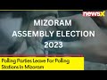 Polling Parties Leave For Polling Stations | Mizoram Assembly Polls 2023 | NewsX