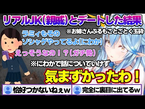 リアルJKとデートするもことごとくやることが裏目にでてしまうラミィちゃんｗ【雪花ラミィ/ホロライブ/切り抜き/らみらいぶ/雪民】