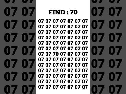 Try to find this number 👉 45 within 5 second #shorts #youtubeshorts #foryou