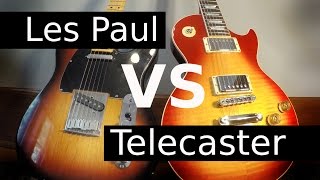 Les Paul vs Telecaster - Guitar Tone Comparison