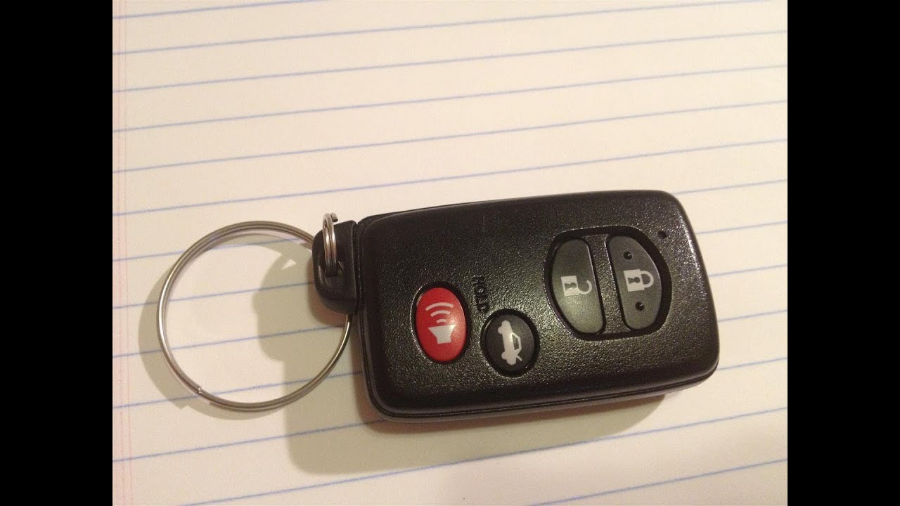 DIY How to change / replace Smart Key fob Battery Toyota ...