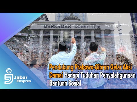 Pendukung Prabowo Gibran Gelar Aksi Damai Hadapi Tuduhan Penyalahgunaan Bantuan Sosial