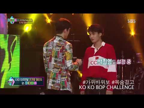 EXO doing Kokobop Challenge!!!