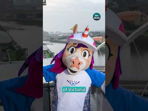 Meet the unicorn mascot for the 2026 Commonwealth Games in Glasgow #itvnews #glasgow