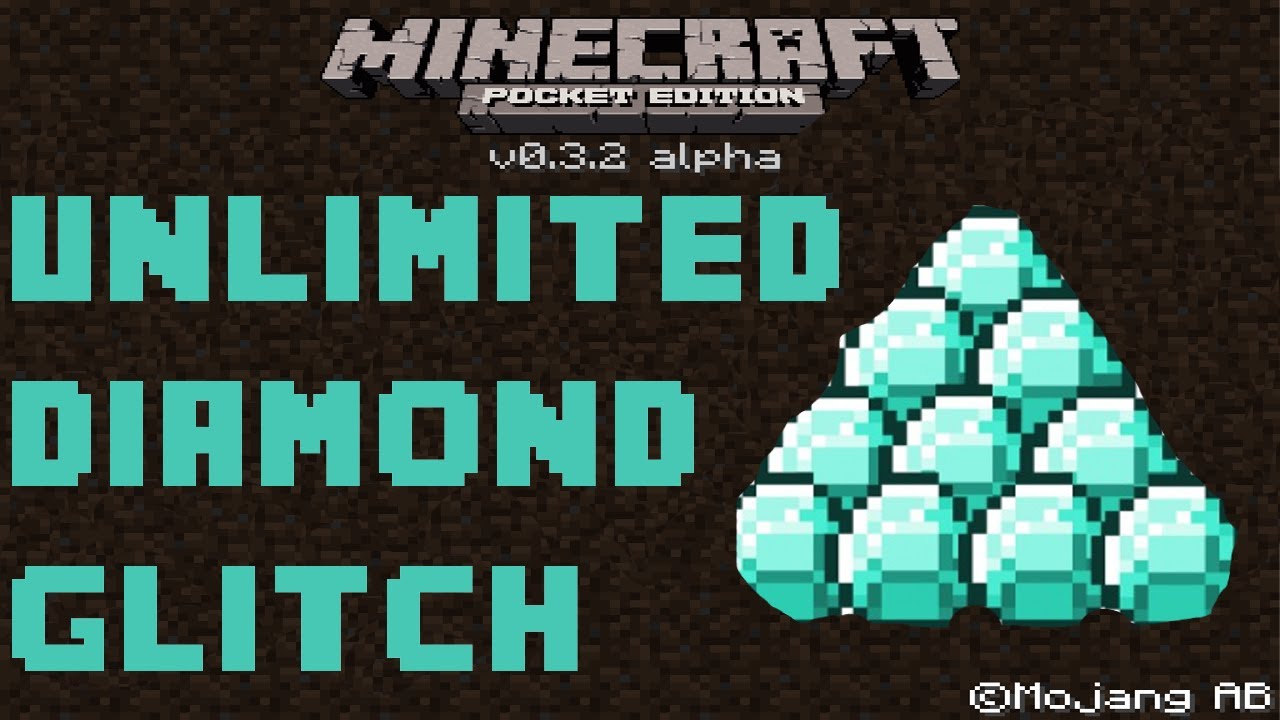 Minecraft Pocket Edition - Unlimited Diamonds, Iron and Gold Glitch ...