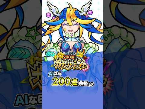 AIアイドルなら200連打など余裕…？【10周年特別企画｜モンスト公式】#ガチャ #モンスト #ガチャリドラッシュ