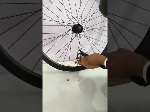 How to Use Mini Air Pump for Bicycle. Fill air with mini pump in bicycle. Online bike mini air pump