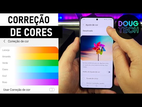 Como Alterar as CORES da TELA no Samsung Galaxy (Ajuste Daltônico)