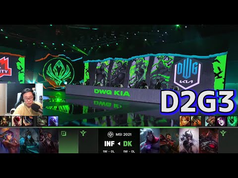 INF vs DK  | MSI2021日本語実況解説 - Group Stage Day2 Game 3