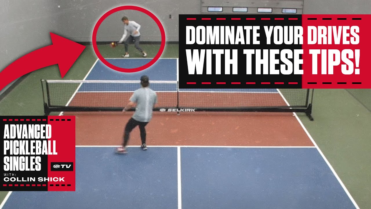 Practice Your Passing Drive Shots: Advanced Pickleball Singles with Collin Shick