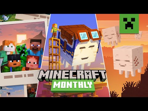 LATEST GAME DROP IS OUT! + COMMUNITY CHALLENGES AND MORE! | MINECRAFT MONTHLY