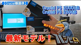 【Crucial様提供】最新モデルM.2 SSD 「P5」を紹介するよ！