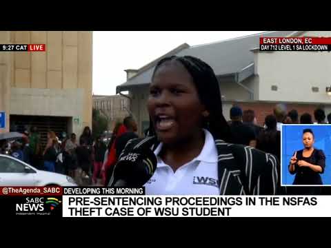 Pre-sentencing proceedings in the theft case of WSU student Sibongile Mani to commence on Tuesday