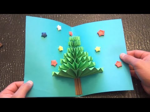 DIY 3D Christmas Pop Up Card | Very Easy | How to make | TCraft