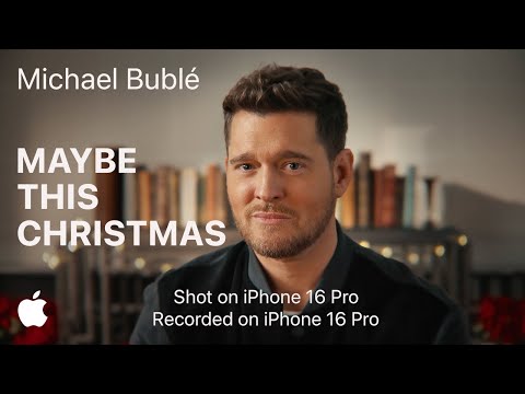 Recorded on iPhone 16 Pro | Michael Bublé, Carly Pearce “Maybe This Christmas” | Apple