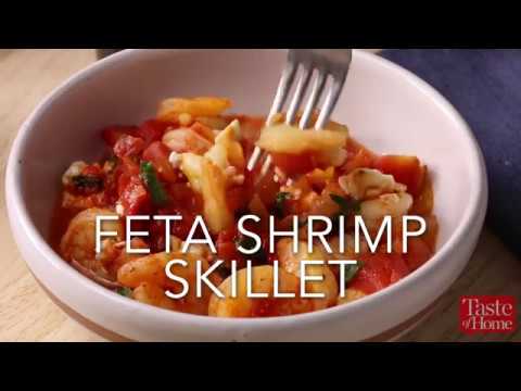Feta Shrimp Skillet