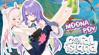 【Coral island】Bercocok tanam bersama yopi!【Moona Hoshinova】