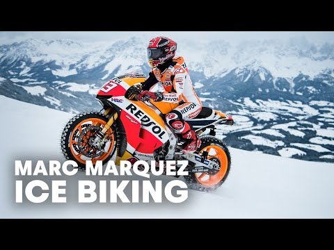 MotoGP Champion Races Up Snow and Ice at World Cup Ski Course