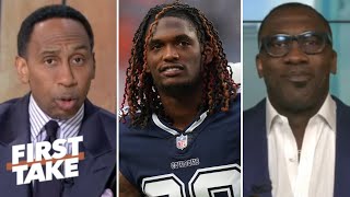 FIRST TAKE | "$34M a year… overpay?!" - Stephen A. reacts to Cowboys & Lamb reach 4-year/$136M deal