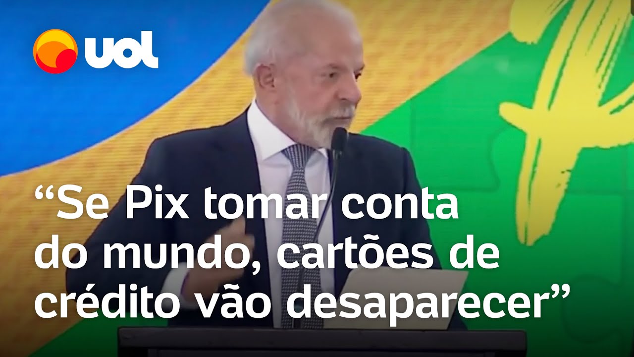 Lula exalta Pix e diz que Trump se preocupa com cartão de crédito Vai desaparecer