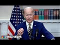Watch: Biden delivers remarks on a grant to help Philadelphia firefighters | NBC News