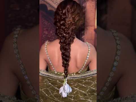 Beautiful Flower Braid #hairstyle #hairtutorial #braids #party #function #reels #beautiful #shorts