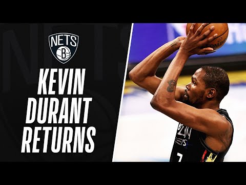 KD POSTS 17 PTS IN HIS RETURN TO ACTION!