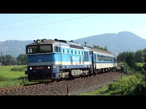 ‘Duikbril' diesellocs in Tsjechië & Slowakije | ‘Goggles' diesel locomotives in Czechia & Slovakia