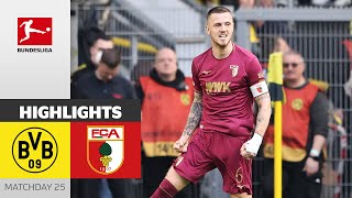 Captain Decides Match! | Borussia Dortmund — FC Augsburg 0-1 | Highlights | Matchday 25 – BL 2024/25